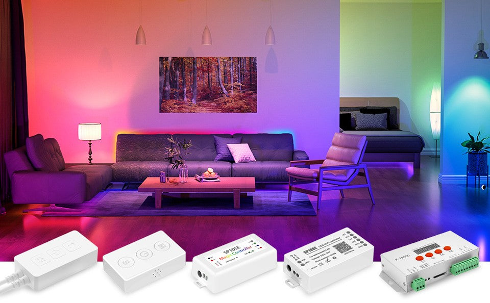 WS2811 Addressable 630 720 LEDs Dream Color FCOB RGB IC LED Light Strip 12mm 12V 24V Flexible WS2812B FOB COB Led Lights RA90