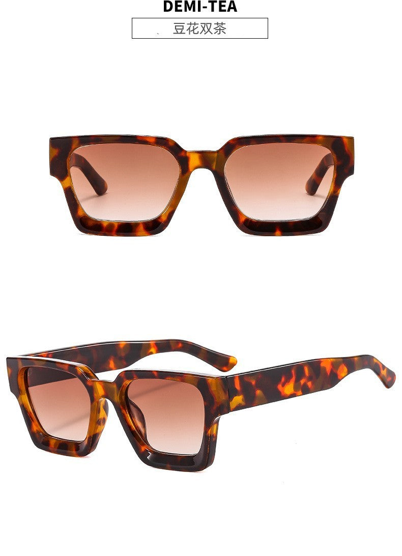 Fahion Vintage Small Square Sunglasses Men Women Retro Brand Designer Green Sun Glasses Unisex Ins Popular Shades Eyewear UV400