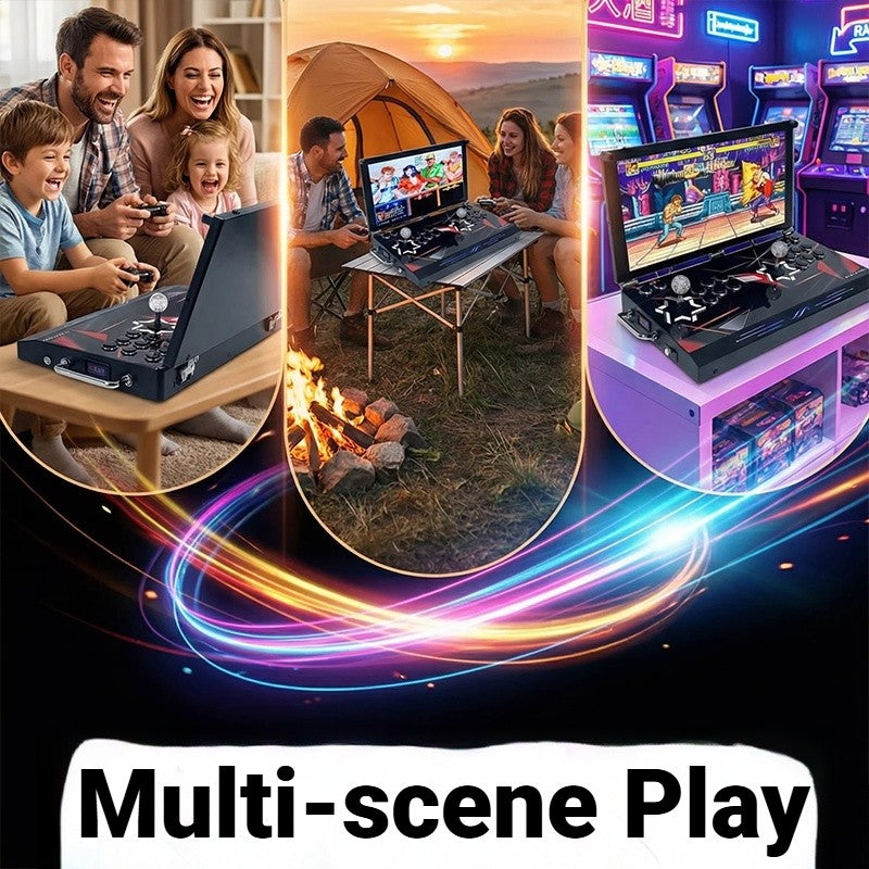 2026 New 21-inch Large Screen Home Game Console for Two-Player Fighting Built-in Games No Lag Street Fighter Arcade Game Console