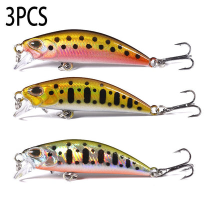 1Pcs 5.8Cm 5.4g Pesca Jerkbait Lure Sinking Minnow Fishing Lures Hard Bait Black Minnow Wobbler Fishing Tackle
