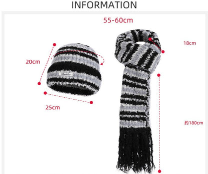 Rabbit Fur Hat  New Autumn Winter Style Warm Beanie  Large Head Circumference Jacquard Elegant Bucket Hat  Women 56-58CM