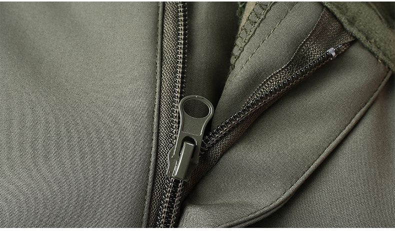 Men's Waterproof Winter Climbing SkiingTrekking Fleece Fishing Tactical Softshell Cargo Pants Camping Hiking Hunting Trousers