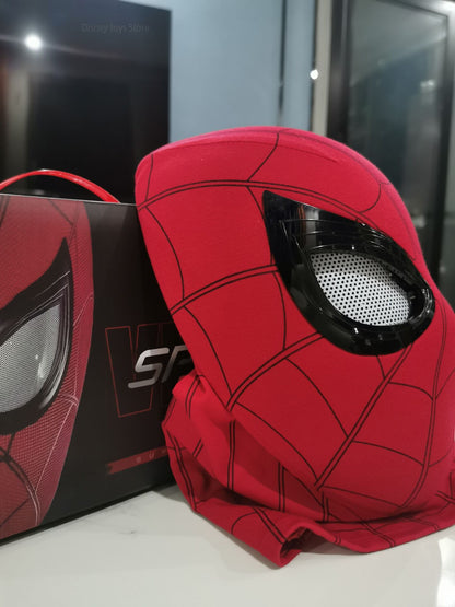 Nova Máscara do Homem-Aranha: Sem Volta Para Casa Capacete de Luxo Recarregável Olhos Remotos Móveis Máscara Decoração de Cosplay Brinquedos de Presente