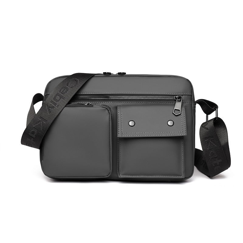 Basic style of men's shoulder bag, suitable for daily commuting - adjustable strap, Mailman bag - business leisure shoulder bag