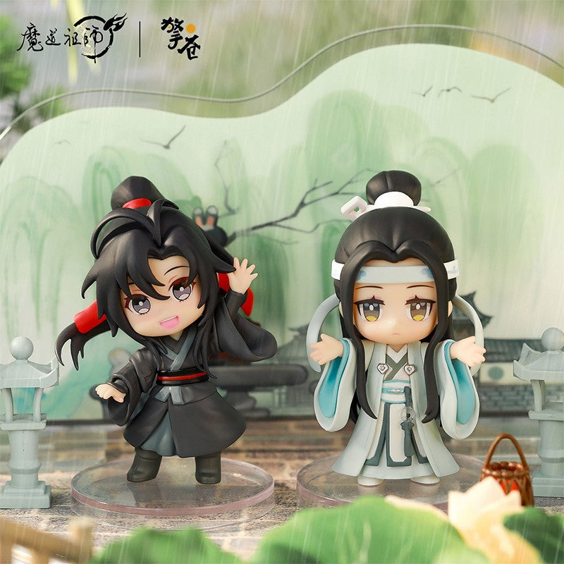 Qingcang Mo Dao Zu Shi Welcome By Qingpan Series Q-Version Anime Figure Wei Wuxian&Lan Wangji Weiying Lanzhan Modelo de Coleção