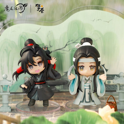 Qingcang Mo Dao Zu Shi Welcome By Qingpan Series Q-Version Anime Figure Wei Wuxian&Lan Wangji Weiying Lanzhan Modelo de Coleção