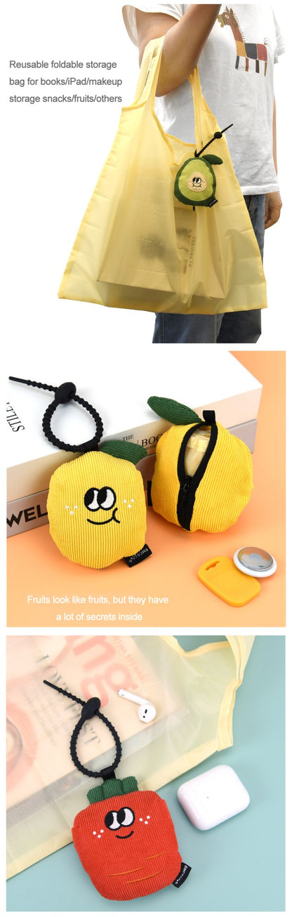 Cartoon shape shopping bag shopping bag reusable foldable creative shopping bag grocery bag