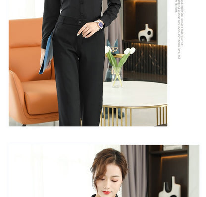 Formal Dress Women Shirt Long Sleeve Blouse New Black Shirt Women Tops 2024 Fashion Women Clothing Basic White Shirts OL Blouses