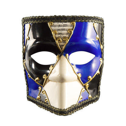 Full Face Masquerade Mask Performance Venetian Masks Classic Luxury Men's Carnival Mask for Party Event Decor