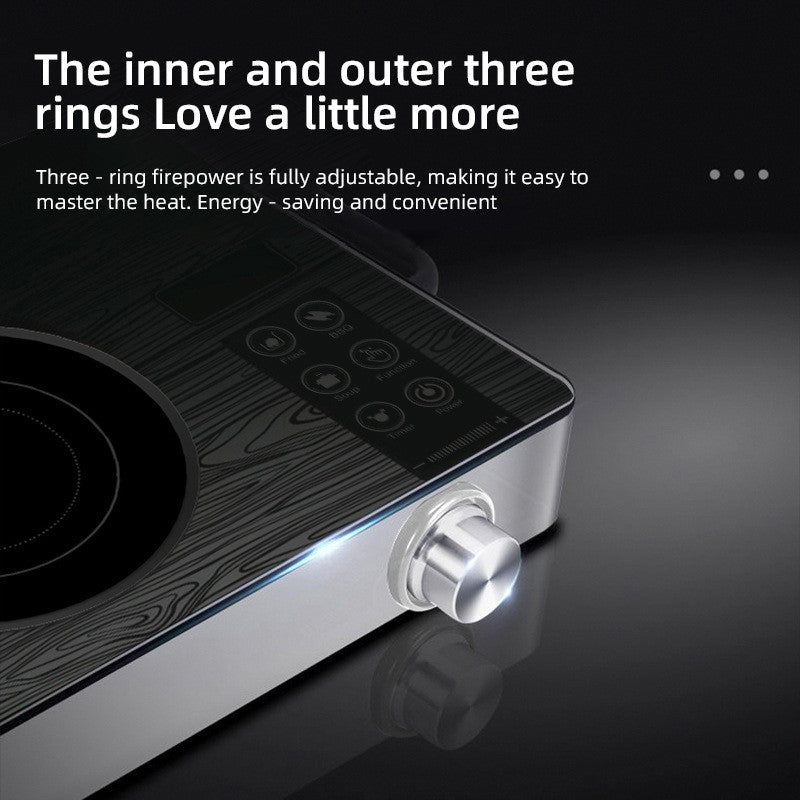 3500W High-Power Electric Ceramic Stove Induction Cooker Multifunctional Household Electronic Kitchen Appliance
