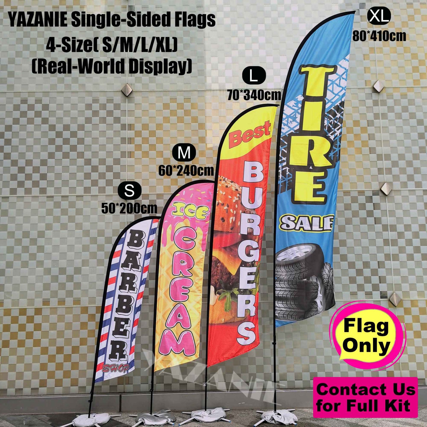 Barber Shop Feather Flag 11FT Barbershop Sign Outside Windless Banner Feather Swooper Flag for Shop Advertising Business Outdoor
