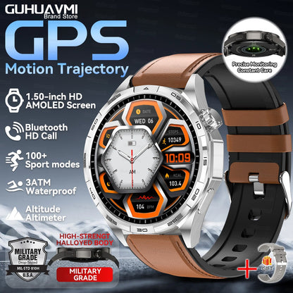 Smartwatch 2026 Novo Watch 6 Pro Masculino Tela HD AMOLED GPS Trajetória de Movimento Frequência Cardíaca Chamada Bluetooth SmartWatch IP68 à prova d'água