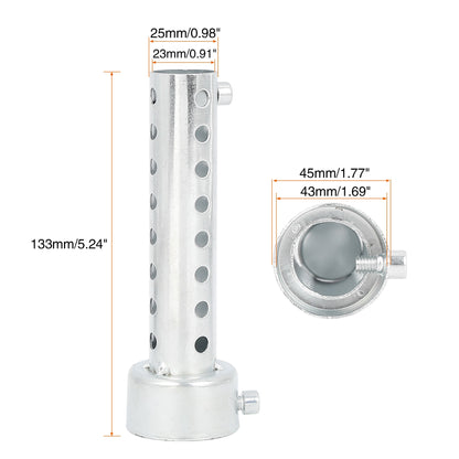 UXCELL Universal Motorcycle Exhaust DB Killer 35mm 42mm 45mm 48mm 60mm OD Muffler Baffle Insert Silver
