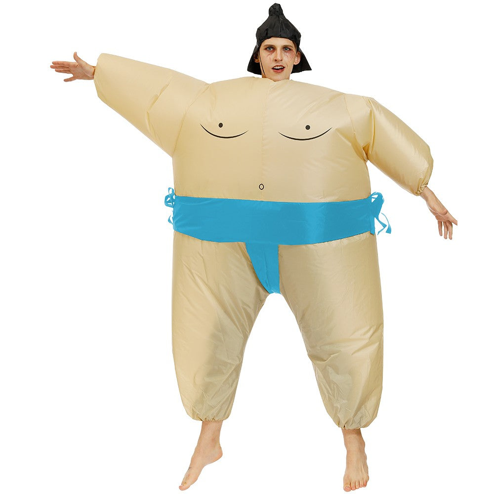 Hot Adult Blue Purple Ballet Dress Inflatable Costume Suit Anime Carnival Purim Halloween Party Cosplay Costume for Man Woman