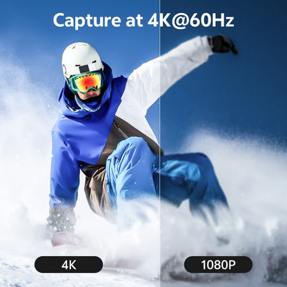 4K Video Capture Card MS2130S HDMI to USB-A/USB-C USB3.0 Capture Video and Audio Recording for OBS Studio PotPlayer QT Player