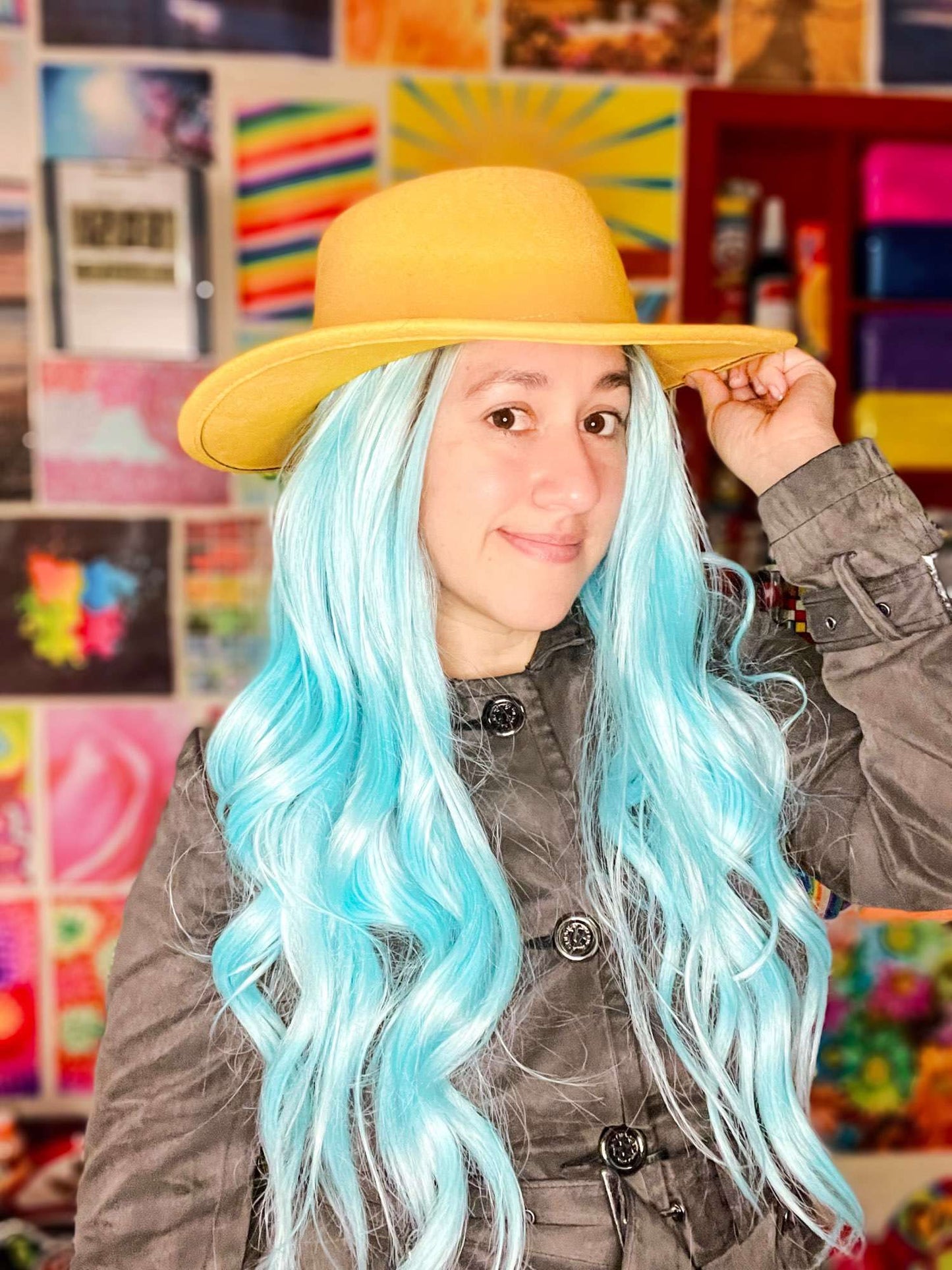 Chapéu Fedora unissex de inverno, superfície circular côncava e convexa, chapéu de jazz de feltro liso, elegante para homens e mulheres.