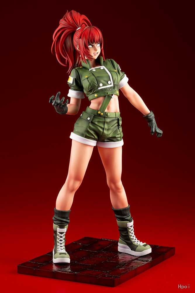 ?Pre Sale?Kotobukiya SNK Bishoujo The King of Fighters '97 Leona Heidern 1/7 Awakened Version Model Anime Toys