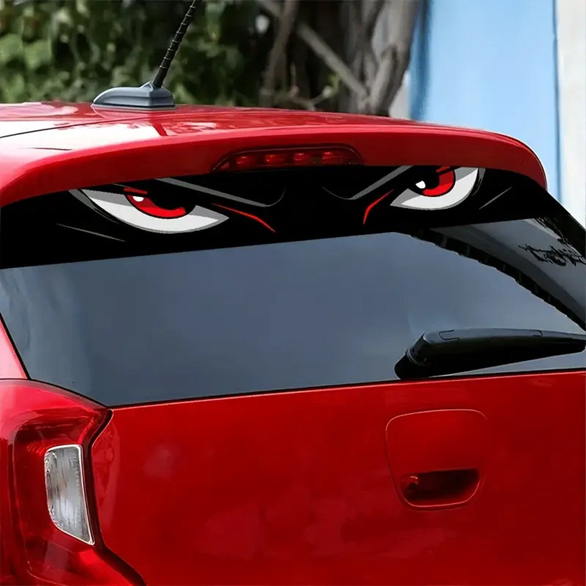 One-piece eye-catching car windshield eye sticker, waterproof and scratch-resistant, suitable for all models