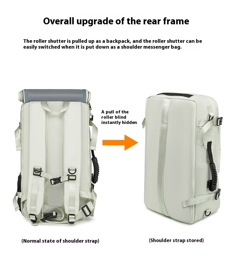 55L Large Capacity Travel Bag For Men 15.6 Inch Laptop Suitcase Backpack Multi-function Waterproof Backpack Outdoor Camping Bags