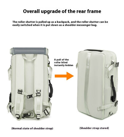 55L Large Capacity Travel Bag For Men 15.6 Inch Laptop Suitcase Backpack Multi-function Waterproof Backpack Outdoor Camping Bags