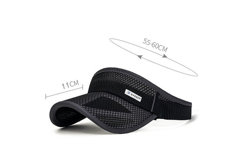 New Summer Sports Women Mesh Extended Brim Air Sun Hats Visor UV Protection Top Empty id Outdoor Men Golf Running Sunscreen Cap
