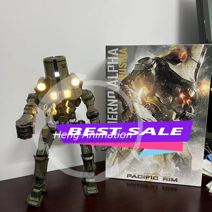 Neca Pacific Rim Figure LED Light Emitting Action Robot Figure Red Tramp Japanese Mecha Bandai Gipsy Danger Model Toy Gift