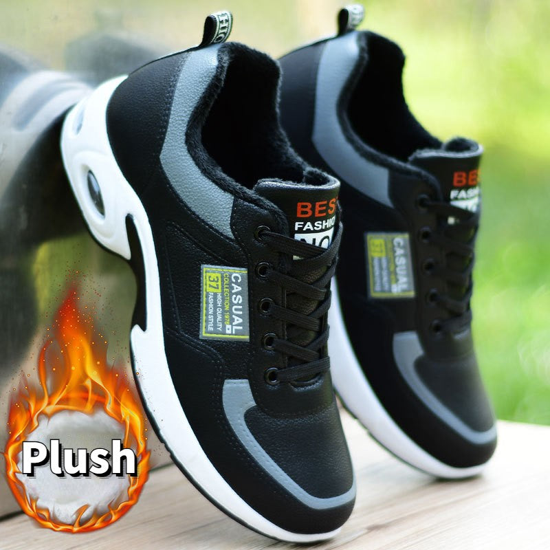 New Men Running Shoes Breathable Air Cushion Sneakers Men Outdoor Lace Up Walking Shoes Non-slip Men Sport Shoes Tenis Masculino