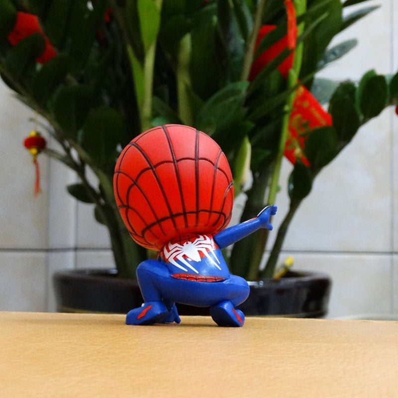 Marvel Spiderman Anime Action Figure Toys PVC Model Spider Man Dolls Decoration Cake Decoration Mdoel Toys Birthday Gifts