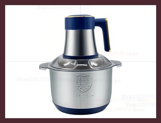 5L Multifunction Stainless Steel Body Kitchen Meat Grinder Electric Supplementary Food Processor 500W Electrical Food Crusher