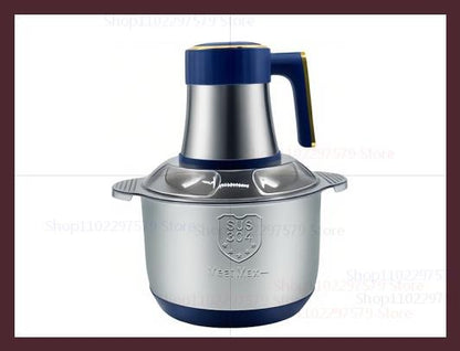 5L Multifunction Stainless Steel Body Kitchen Meat Grinder Electric Supplementary Food Processor 500W Electrical Food Crusher