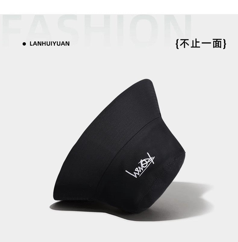 Big Head Letter Bucket Hat for Men Women XL Large Hip Hop Cap Fisherman Hat Summer Sun Hat Plus Size Panama