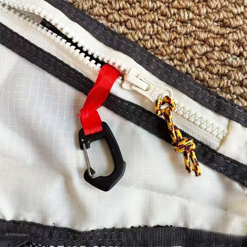 2025 New Ultra-Light Unisex Single-Shoulder Crossbody Bag, Hollow Mesh Color-Blocked Men's Cycling Travel Messenger Bag