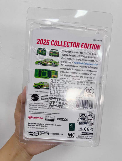 Hot Wheels Original 2025 Coleção de Colecionador Carro Modelo 1/64 91 NISSAN SENTRA SE-R Porsche MERCEDES-BENZ UNIMOG Modelos em Liga Presentes