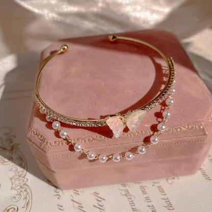 Pulseira de Tulipa de Opala Requintada com Zircônia para Mulheres Acessório Diário Personalizado da Moda Joias para Festas Presentes de Aniversário