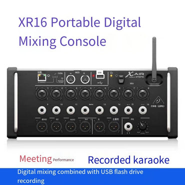 XR18 Tablet-controled Digital Audio Mixer, Professional DJ Mixer Console With DSP For Audio System Line Array Speaker