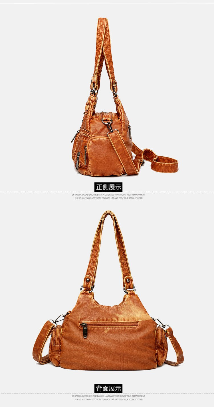 Black Y2k Women Shoulder Bag Vintage Punk Goth Fashion Designer Pu Leather Tote Bag Large Capacity Rivet Motorcycle Handbag