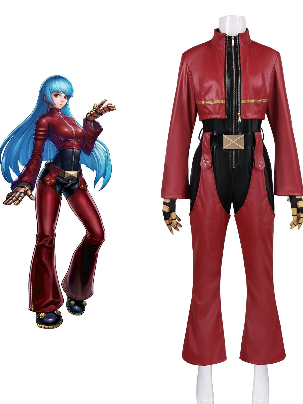 Game Fighters King Kula Diamond Cosplay Costume Kula Ice Doll Role Play Outfit For Hallowmas Party Comicon Adult Unisex Prop