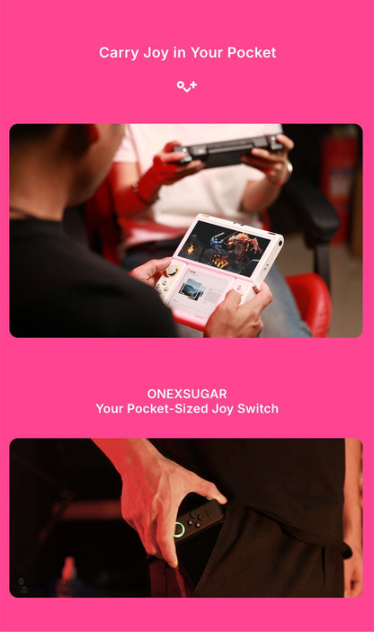 OneXugar SUGAR 1 Foldable Dual OLED Handheld Game Console Android 14 Snapdragon G3 Gen3 16GB 512GB Portable Gaming Handheld