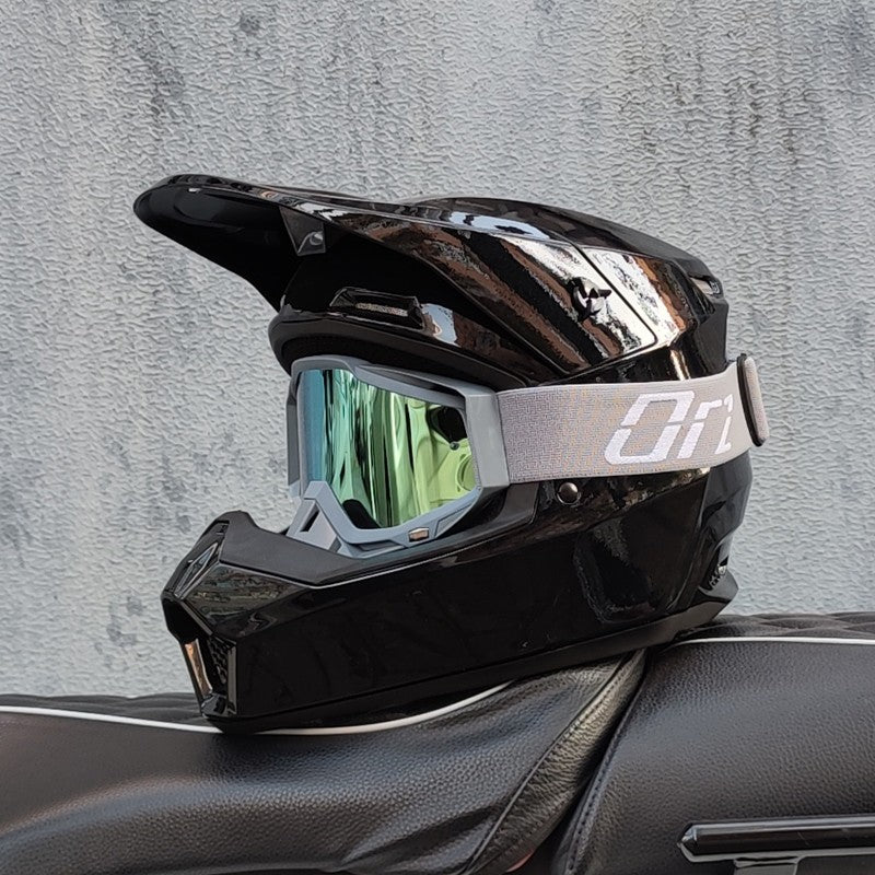 Capacete de motocross off-road, capacete de ciclismo speed downhill DH, capacete full face rally off-road