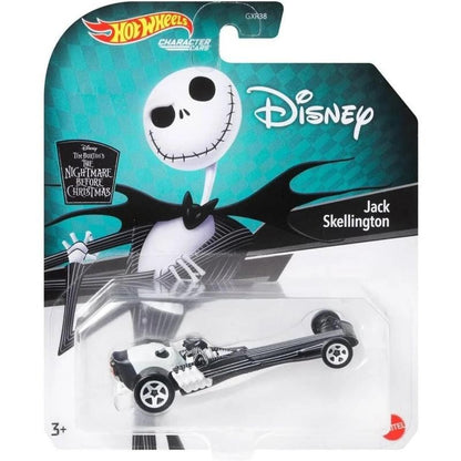 Disney Hot Wheels Carros de Personagens 2024 Mix 6U O Rei Leão Simba O Estranho Mundo de Jack Sally Capitão América Brinquedos de Miniatura