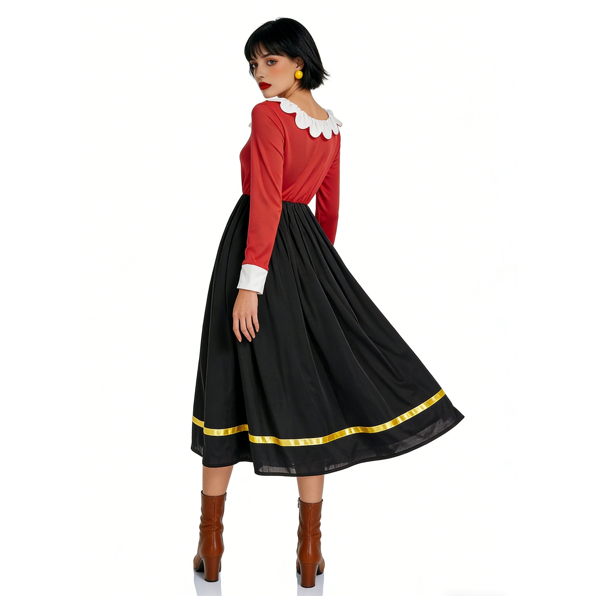 Classic Cartoon Popeye the Sailor Cosplay Costume With Hat Funny RolePlay Outfits For Men WOman Takerlama