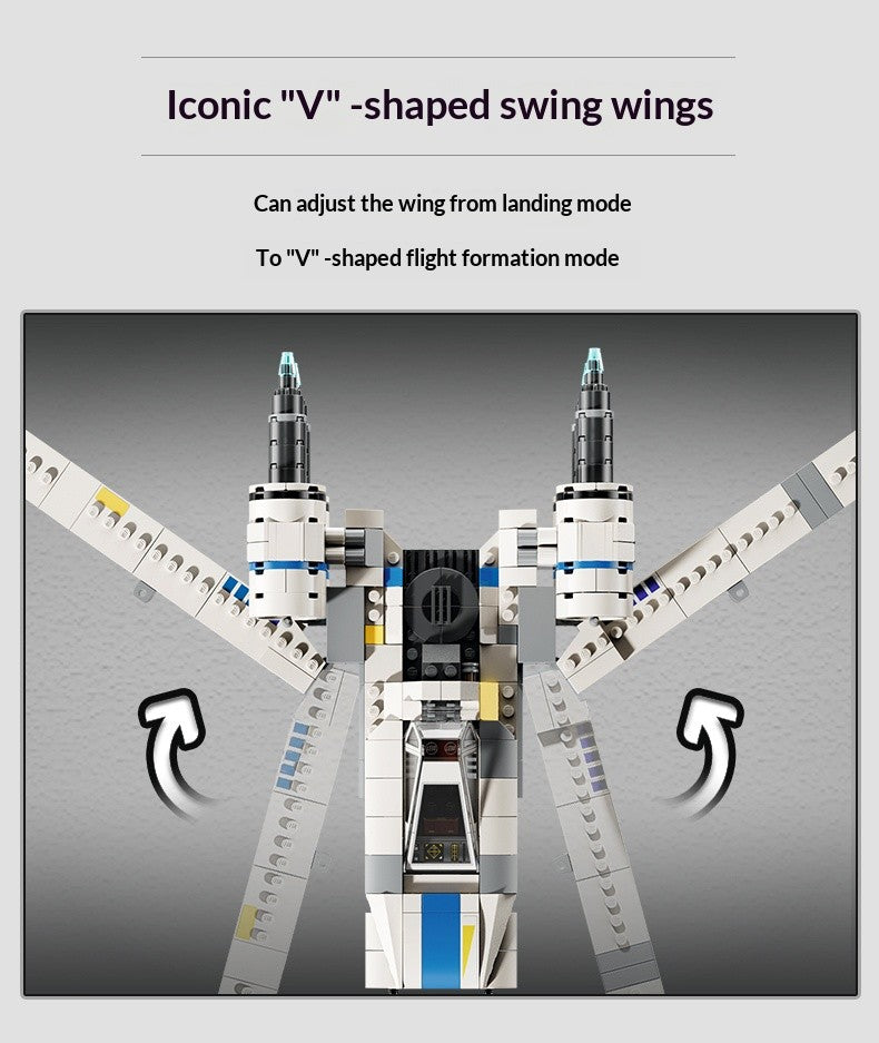 LEGO Building Blocks for Star Wars LG-75399U Wing Fighter, Boys' and Children's Toys, Birthday and Christmas Gifts