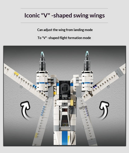 LEGO Building Blocks for Star Wars LG-75399U Wing Fighter, Boys' and Children's Toys, Birthday and Christmas Gifts