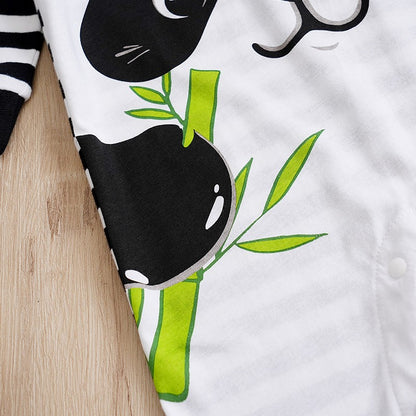 Newborn Baby Romper Cotton comfort long sleeve Unisex Baby Bodysuits Three-dimensional cartoon panda shape Bebe Boy Girl Clothes