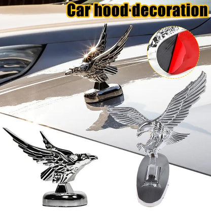 3D Carro Capô Dianteiro Capuz Águia Ornamento Emblema Automotivo Modificação Emblema Cobertura Decoração Acessórios Águia