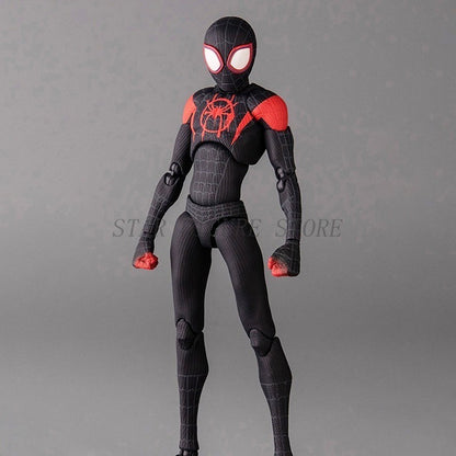 Boneco de Ação Miles Morales Sentinel Sv Modelo Homem-Aranha Marvel Homem-Aranha no Aranhaverso Boneco Colecionável Peter Parker