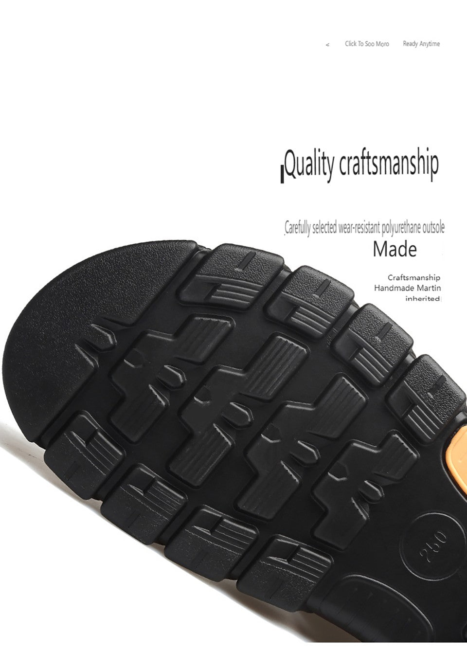 Loveontop Sandals Men's New Beach Shoes Cowhide Slippers Outdoor  Non-slip Thick-soled Leather Sandals for Me