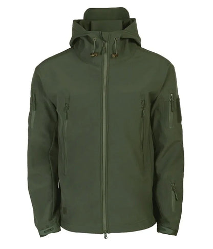 2024 new Tactical Jacket Men Combat Soft Shell Jackets Techwear Windproof Waterproof Breathable Fleece Thermal Hooded Coats