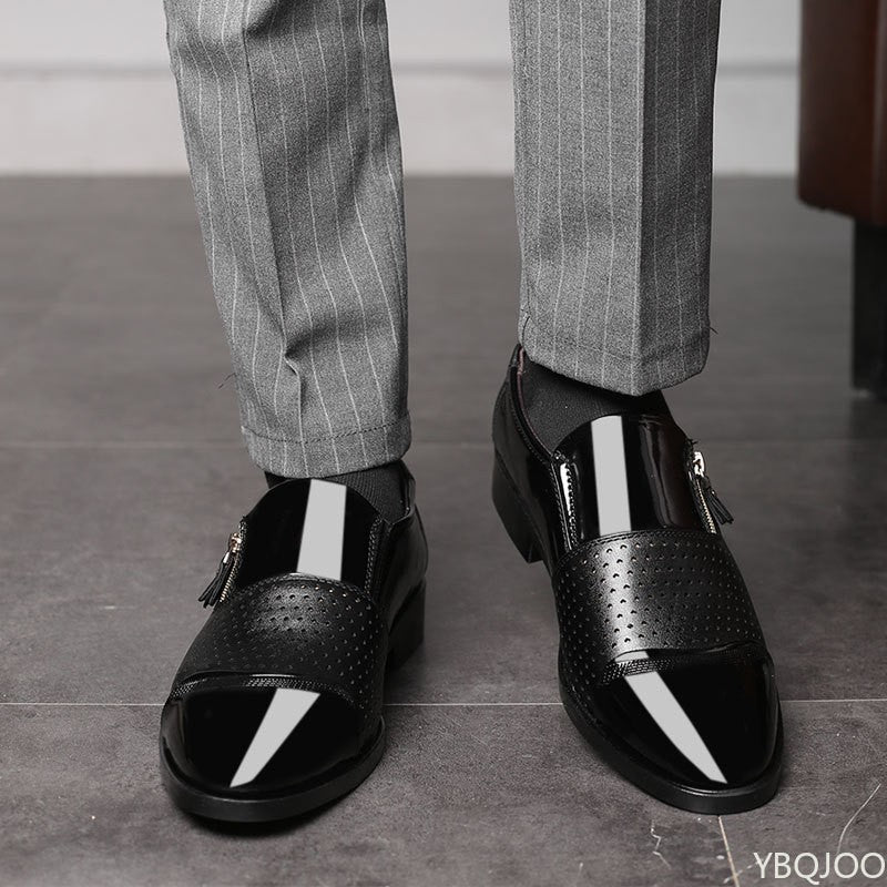 2026 Large Size Fashionable Men's Office Formal Shoes Low Cut Daily Comfortable Pointed Multifunctional Men's Wedding Shoes