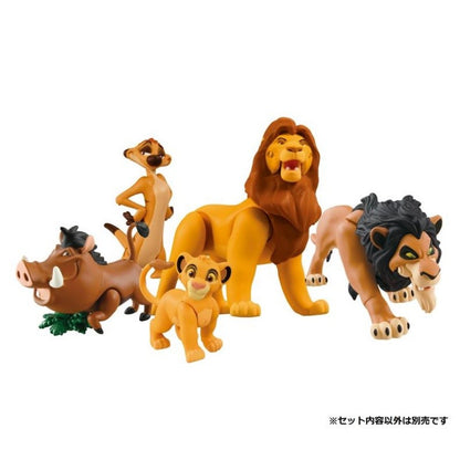 Em estoque Disney O Rei Leão Bonecos de Ação Brinquedos Simba Adulto Mufasa Scar Modelo de Brinquedo Animal Simulação Articulação Móvel de Presente